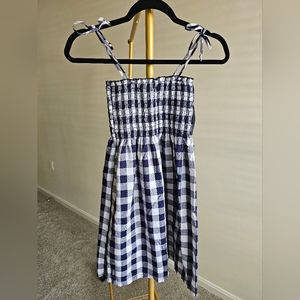Cute Blue Plaid Summer dressl